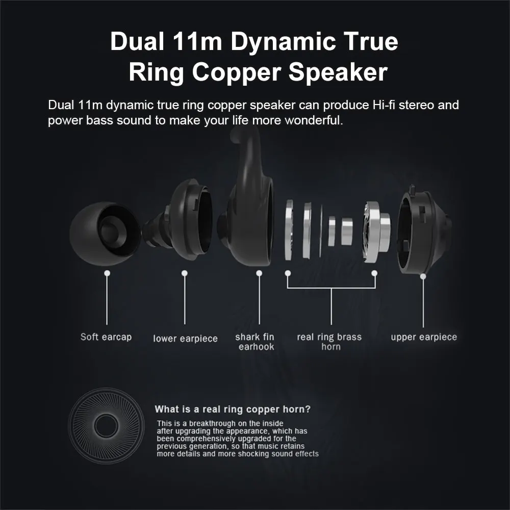 Pottnar M10 сбалансированные шейные Bluetooth наушники гарнитура Громкая связь регулятор