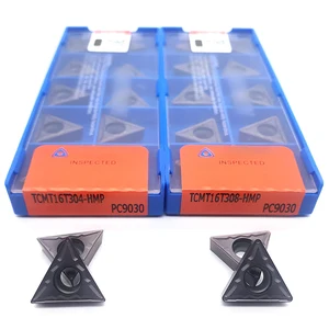 Вставка 100% оригинальная TCMT16T304 TCMT16T308 HMP PC9030 высококачественная внутренняя стандартная вставка для нержавеющей стали