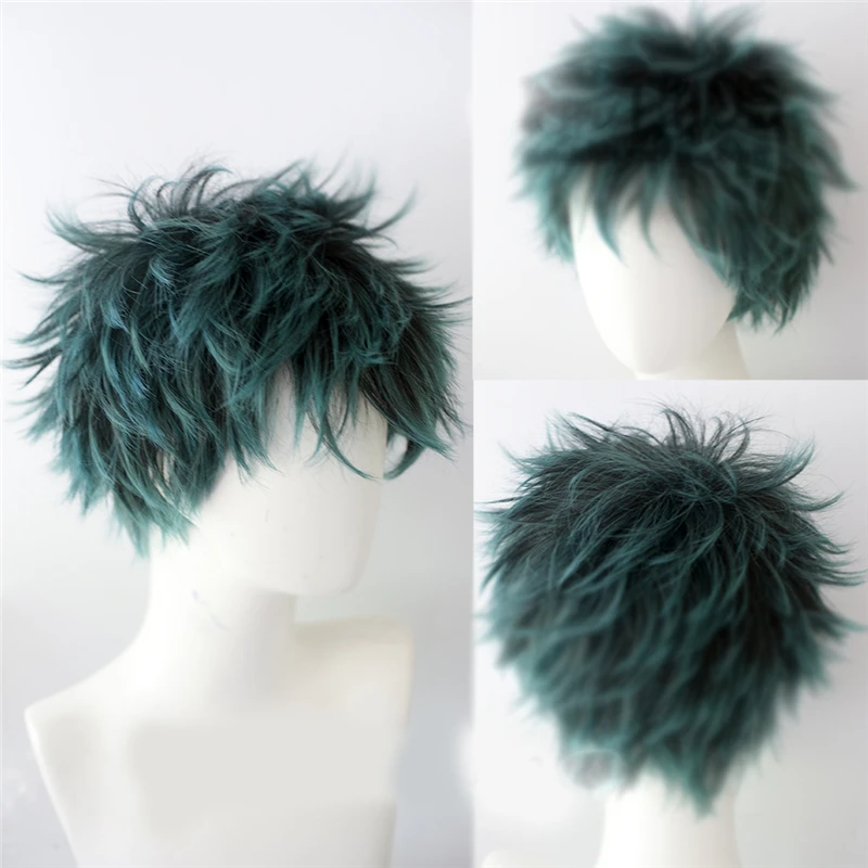 Короткий парик из аниме My Hero Academia Midoriya Izuku 1 шт. карнавальный костюм вечерние