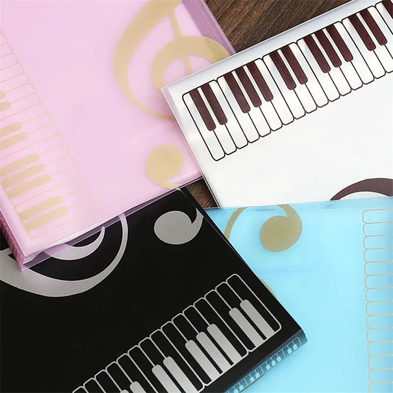 Music Score Book 80 Sheets Insert-type Folder File A4 Folders Document Organizer Storage Accessories |