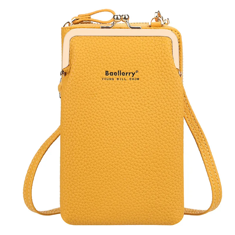 

Fashion Small Crossbody Bags Women Mini PU Leather Shoulder Messenger Bag For Girls Yellow Bolsas Ladies Phone Purse Zipper Flap