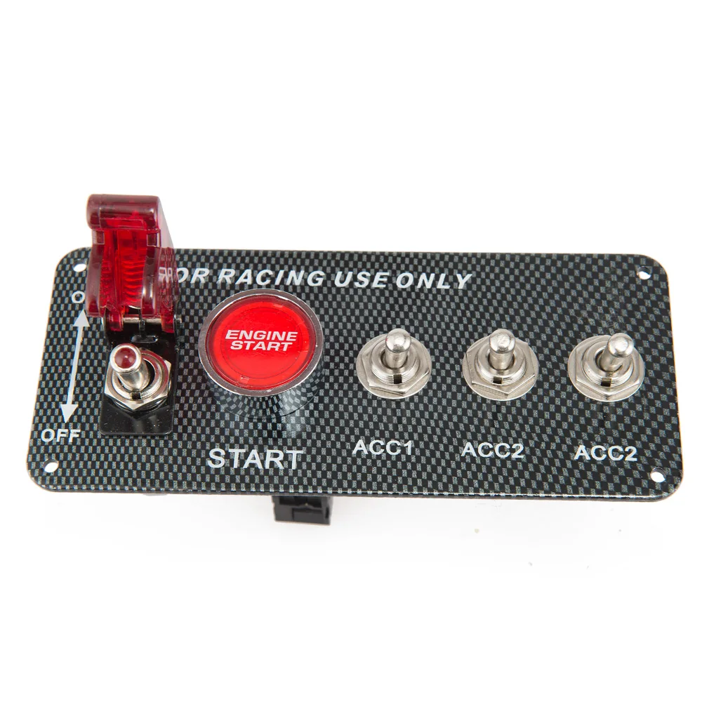12 В переключатель зажигания для гоночного автомобиля из углеродного волокна