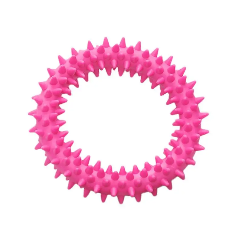 pink Игрушки для домашних животных, игрушка для укуса собак из мягкой молярной резины, игрушка для собак, зубная игрушка для чистки домашних животных - Цвет: pink