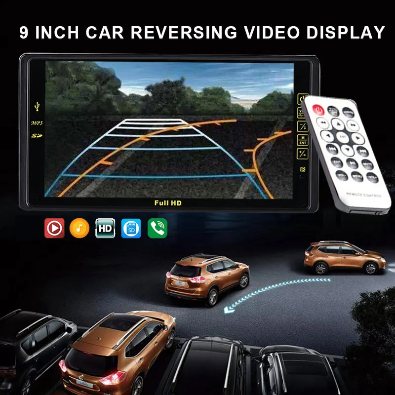 Автомобильный MP5 плеер 9 &quotс экраном Full HD Bluetooth подголовник монитор свободные