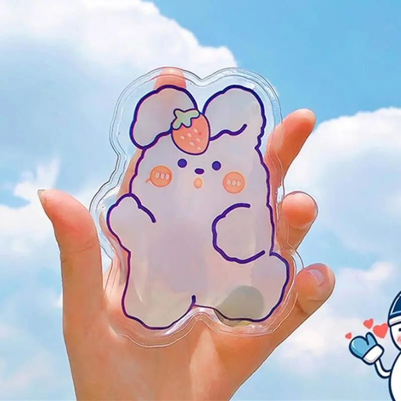 

1PC Mini Hand Warmer Winter Reusable Gel Cartoon Instant Self Heating Pack Portable Hot Water Bags Student hand warming artifact