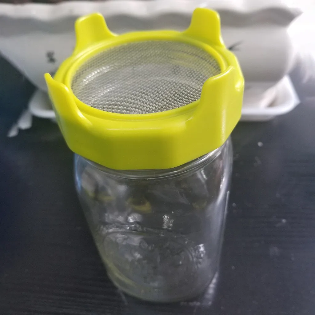 Фильтр Mason крышка банки Sprouting чистая крышка фасоли Sprouts фильтр