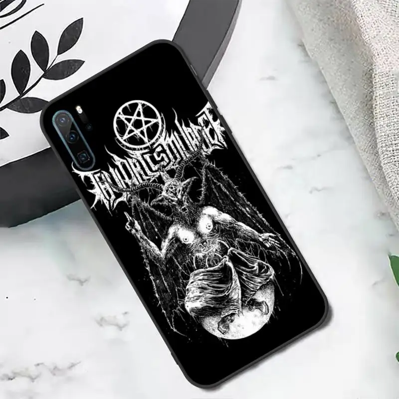 

Goat Head Satan Phone Case For Huawei P20 P30 P40 lite Pro P Smart 2019 Mate 10 20 Lite Pro Nova 5t