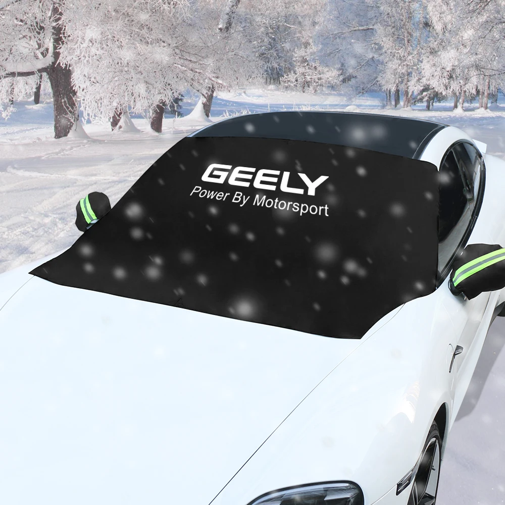 Magnetic Sunshade Cover For GEELY Coolray Aktie Tugella Atlas GC6 GC9 LC EMGRAND X7 EC7 CK Car Front Windshield Snow Sun Shade | Автомобили