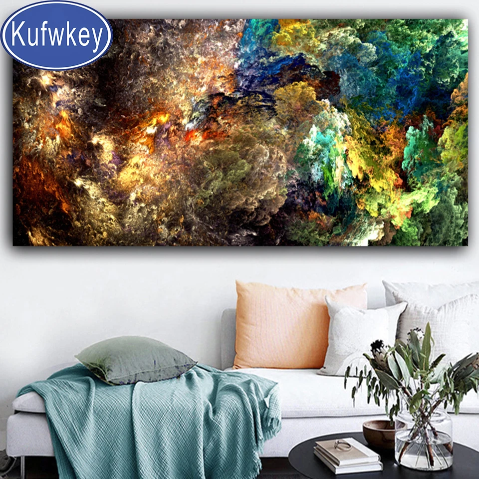 

5D DIY Diamond Painting Colorful Abstract Painting Full Round Diamond Embroidery Cross Stitch Mosaic Diamond Art Handmade Gift,