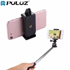 Селфи-палки PULUZ, адаптер для крепления к штативу, зажим для телефона, для GoPro HERO5 Session 5 4 Session 4 3 + 321, Спортивная камера Xiaoyi
