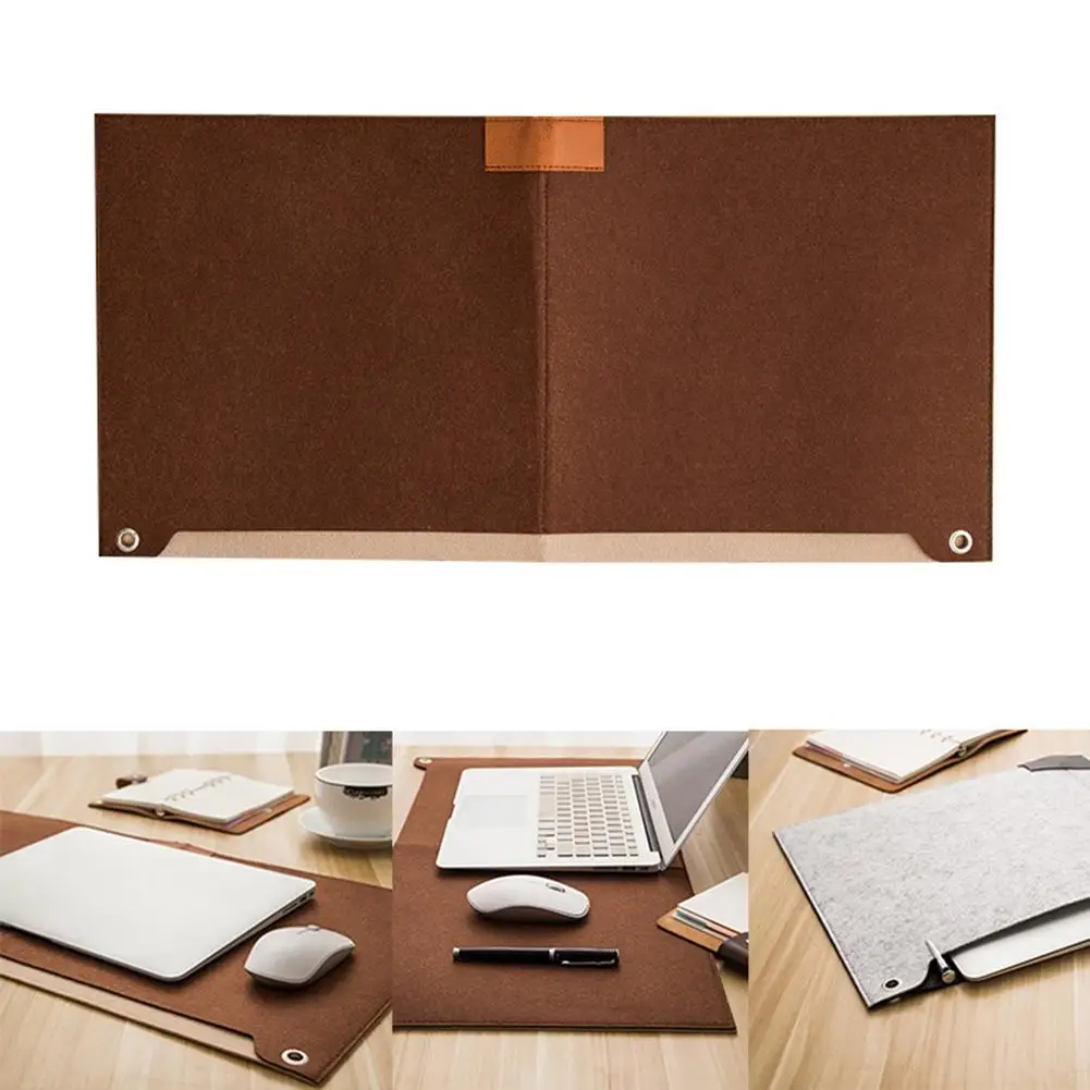 

Felt Cloth Large Office Computer Desk Mat Modern Table Keyboard Mouse Pad Wool Felt Laptop Cushion Desk Mat Gamer Mousepad Mat