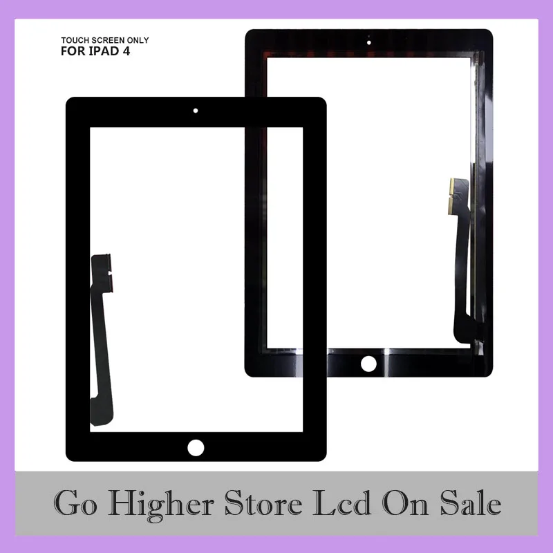 Для iPad 3 / IPad 4 A1416 A1430 A1403 Сенсорная панель экран стекло сенсор запасные части для Ipad
