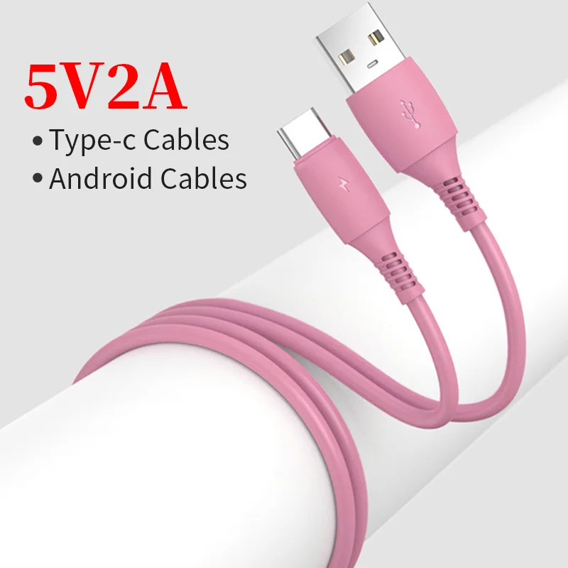 Кабели для телефона Type c кабель передачи данных мобильного Android Micro USB провода 2A