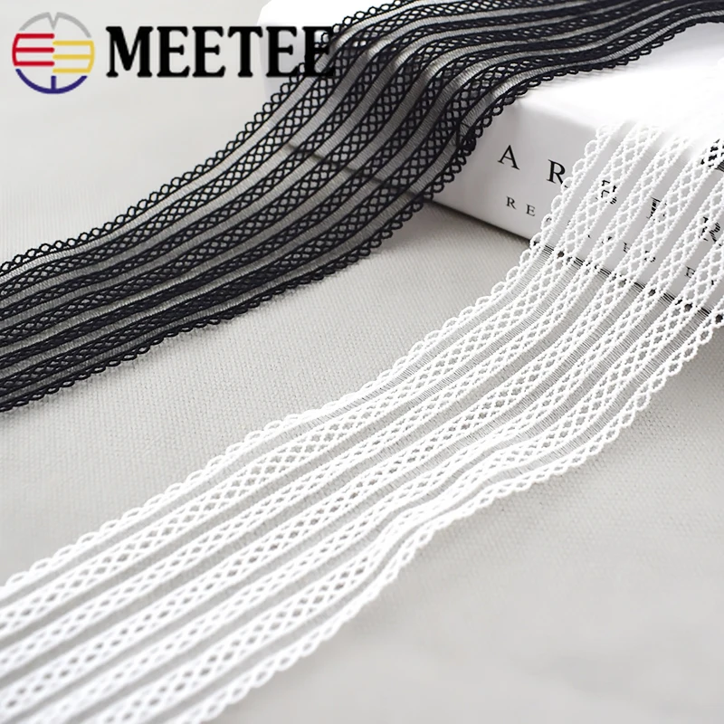 Сетчатые эластичные ленты 3/9 метров кружевная лента женская резиновая сделай сам