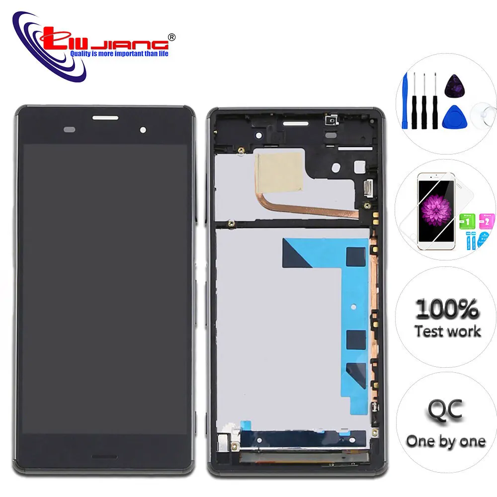 5,2 ''ЖК-экран для sony Z3 L55T L55U D6653 D6633 D6603 ЖК-дисплей сенсорный экран дигитайзер Запасные части