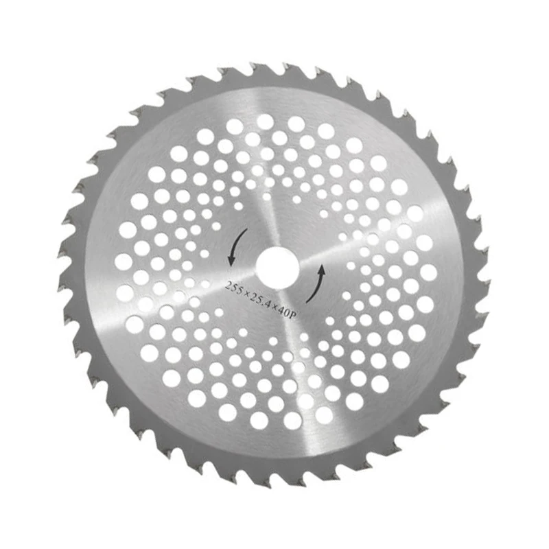 

10 Inch Trimmer Blade 40 Teeth Carbide Brush Cutter Metal String Accessories