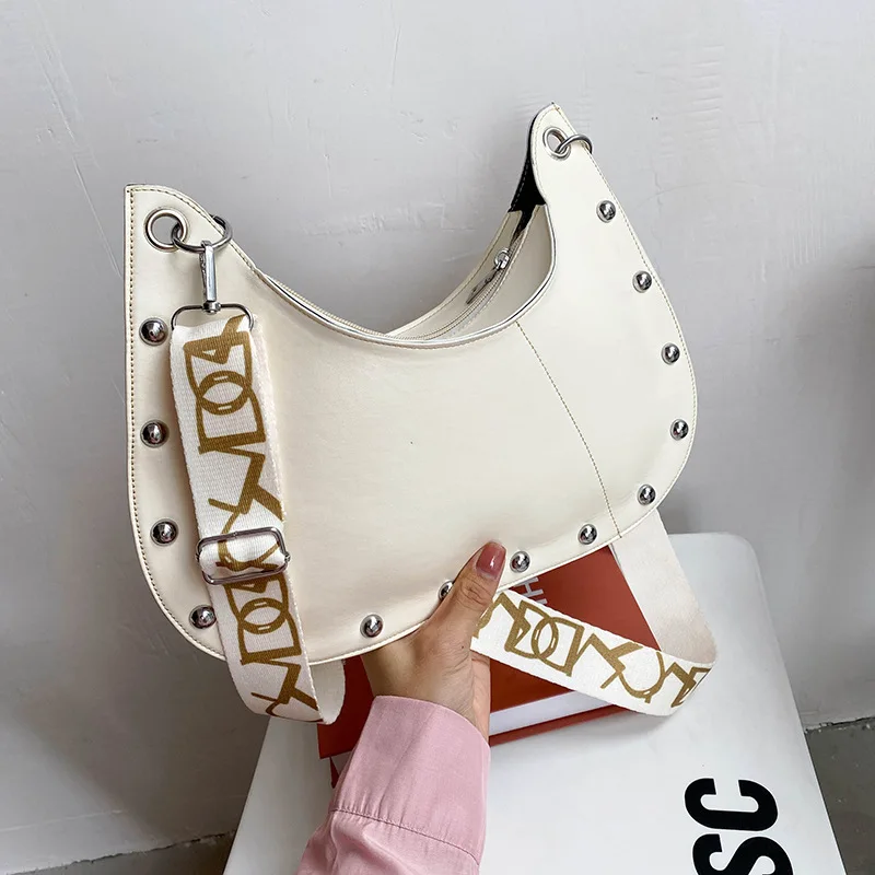 

Women Bags Luxury Designer Handbags Fashion Purses and Handbags 2021 Letters Rivets Satchels Shoulder Crossbody Bags for Women