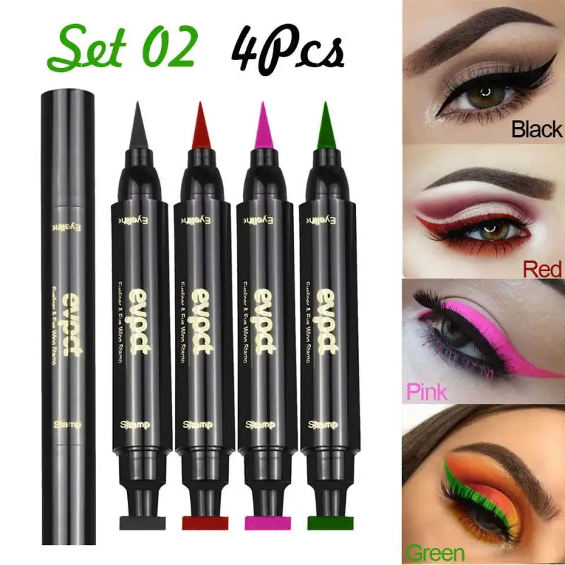 

4Colors/set Hot Sale Portable Profession Women Waterproof Eyeliner Liquid Makeup Beauty Cosmetic Pencil Pen makeup Cosmetics
