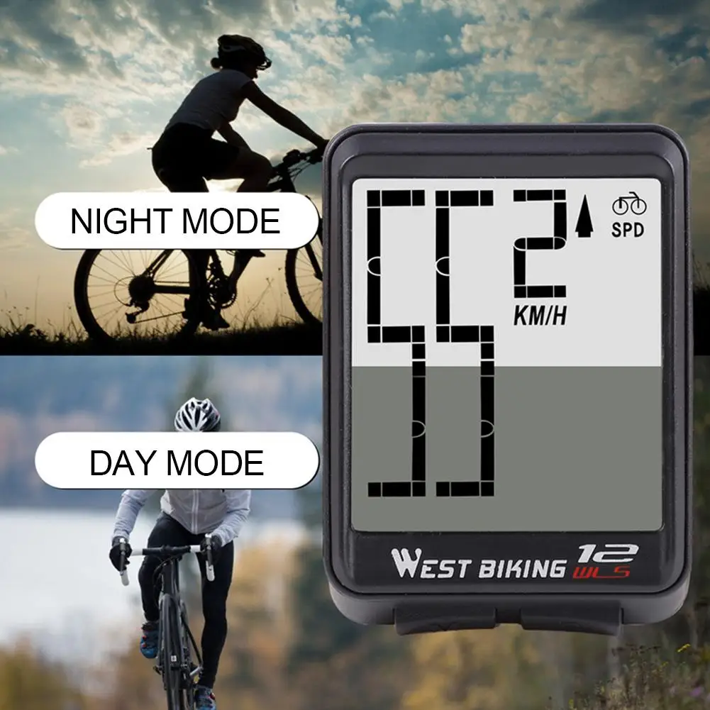 Набор для горного велосипеда беспроводной светящийся Спидометр с большим
