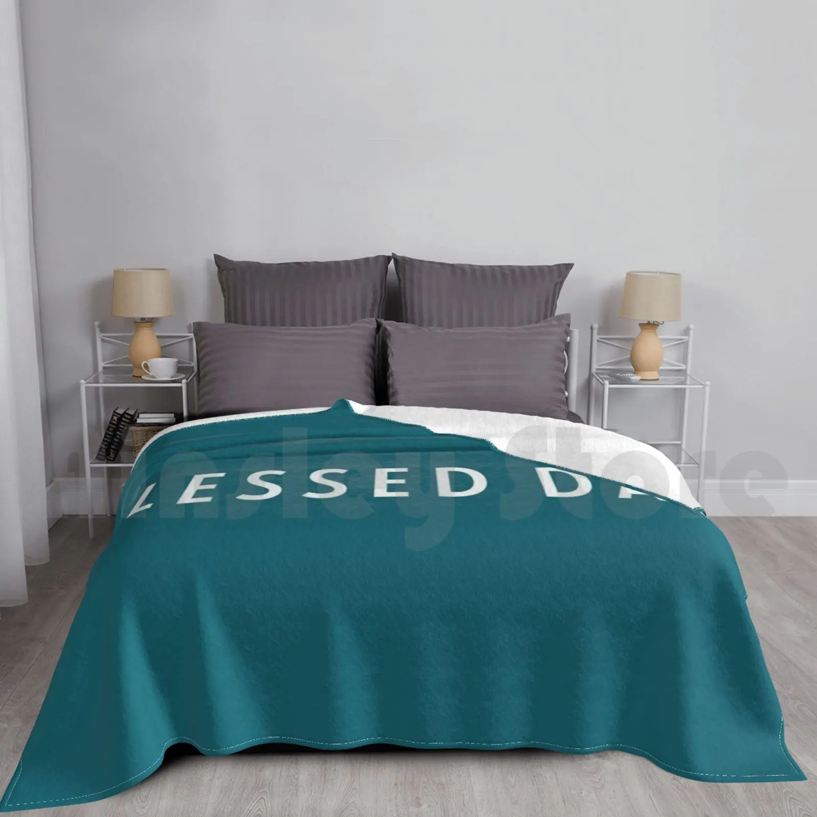 

The Wives-Blessed Day Blanket Fashion Custom 1471 Gilead Under His Eye Handmaids Tale Breath Red Text Wife