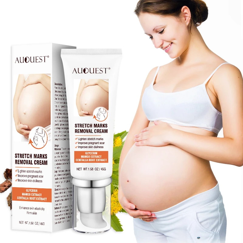 

AUQUEST Scar Stretch Marks Removal Cream for Pregnant Women Maternity Repair Skin Firming Anti-Aging Anti-Winkles Body Care 45g