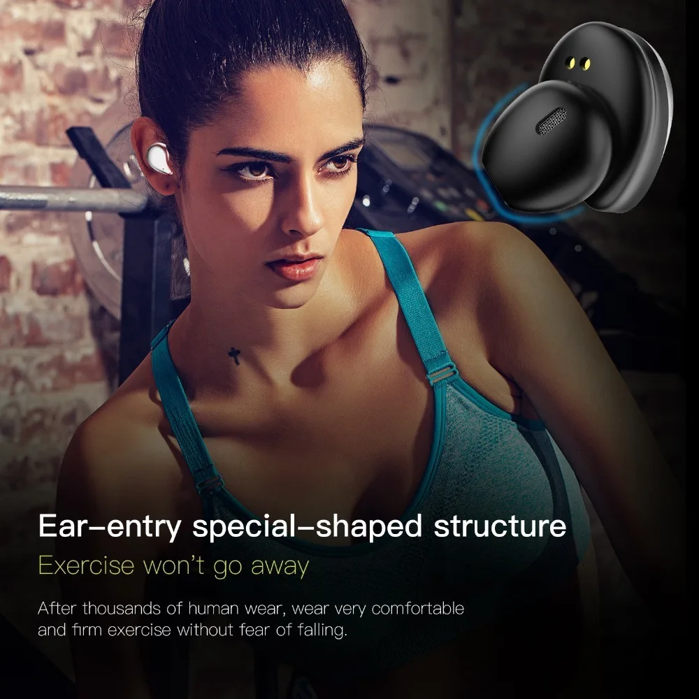 MissAudio YINYOO A12 SE-9 6D Bluetooth 5,0 TWS Беспроводные водонепроницаемые наушники Bluetooth с шумоподавлением наушники вкладыши