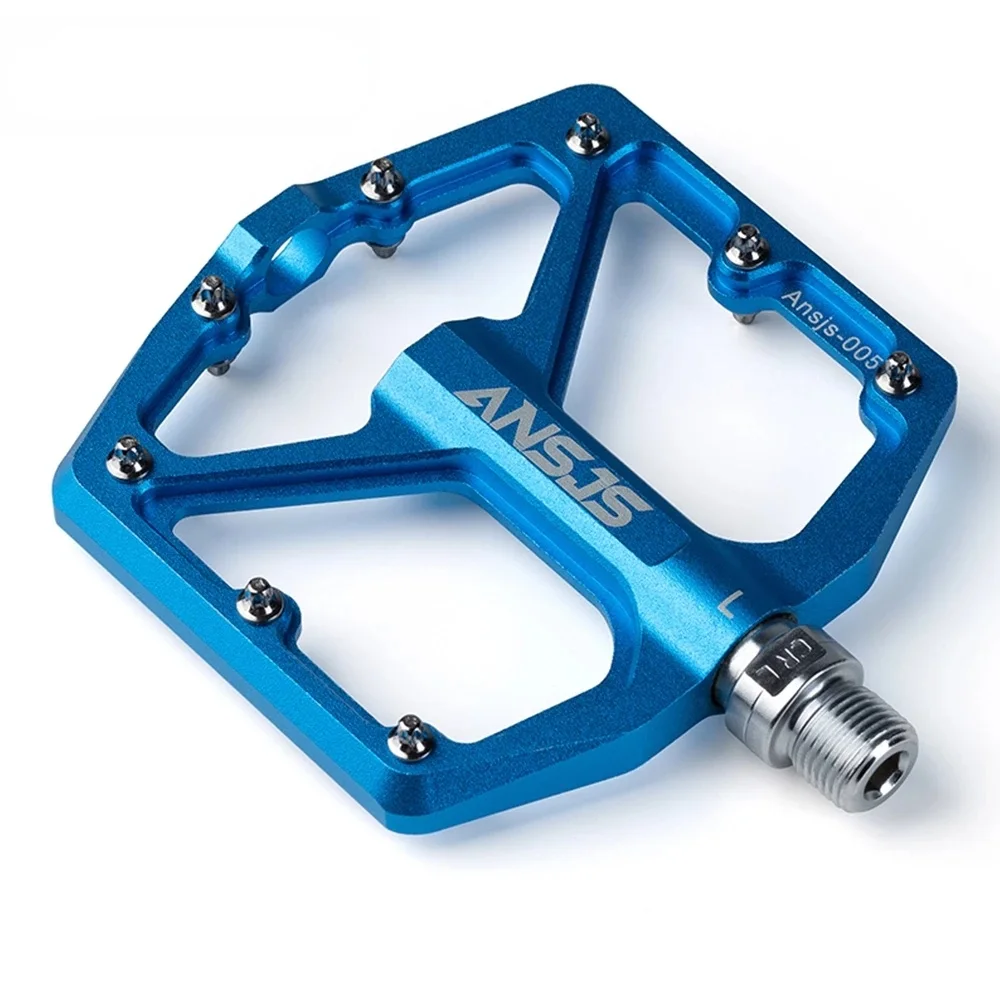 

Сверхлегкие велосипедные педали на платформе, велосипедные Нескользящие Плоские Педали из сплава, педали 9/16 дюйма, велосипедные аксессуар...