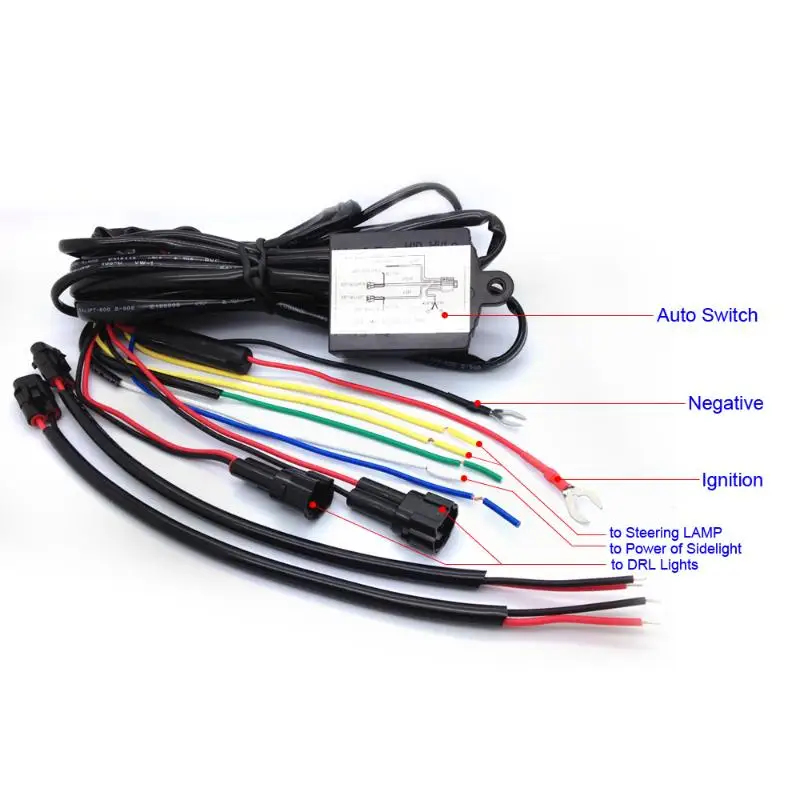 Универсальная Светодиодная лампа для дневных ходовых огсветильник PMFC реле