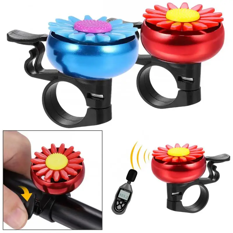 Bicycle Bell Chrysanthemum Sunflower Cute Bike Small Cycling For Children | Спорт и развлечения