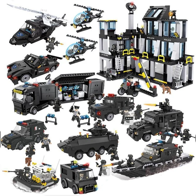 Наборы для моделирования совместимые с городским полетом патруль лодка Джип