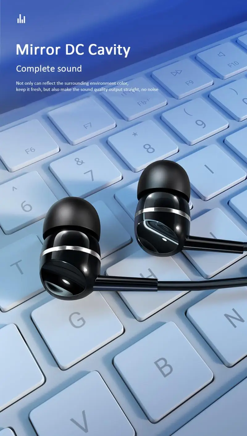 

Subwoofer In-ear Mobile Phone Earplugs Are Suitable For Oppo Vivo Huawei Xiaomi Universal Chicken Earphones For Android