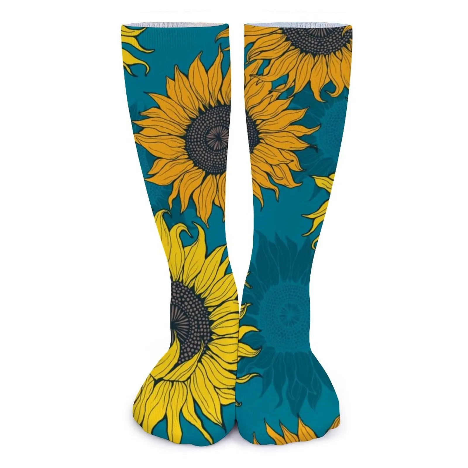 

Vangogh носки большое химическое волокно Цветной чулки с принтом Для мужчин нескользящая альпинистская носки