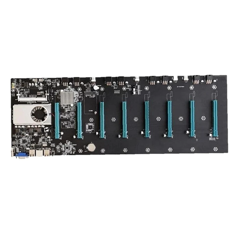 

BTC-S37 Miner Motherboard for CPU Set 8 Video Card Slot for DDR3 Memory Integrated VGA Interface Low Power