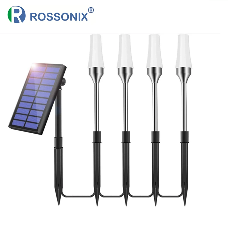 Уличные садовые фонари на солнечной батарее водонепроницаемые светодиодные RGB