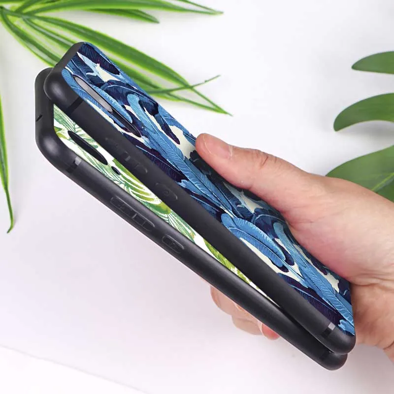Для huawei mate 30 pro p20 p30 lite 20 Мягкий силиконовый чехол для телефона с листьями дерева |