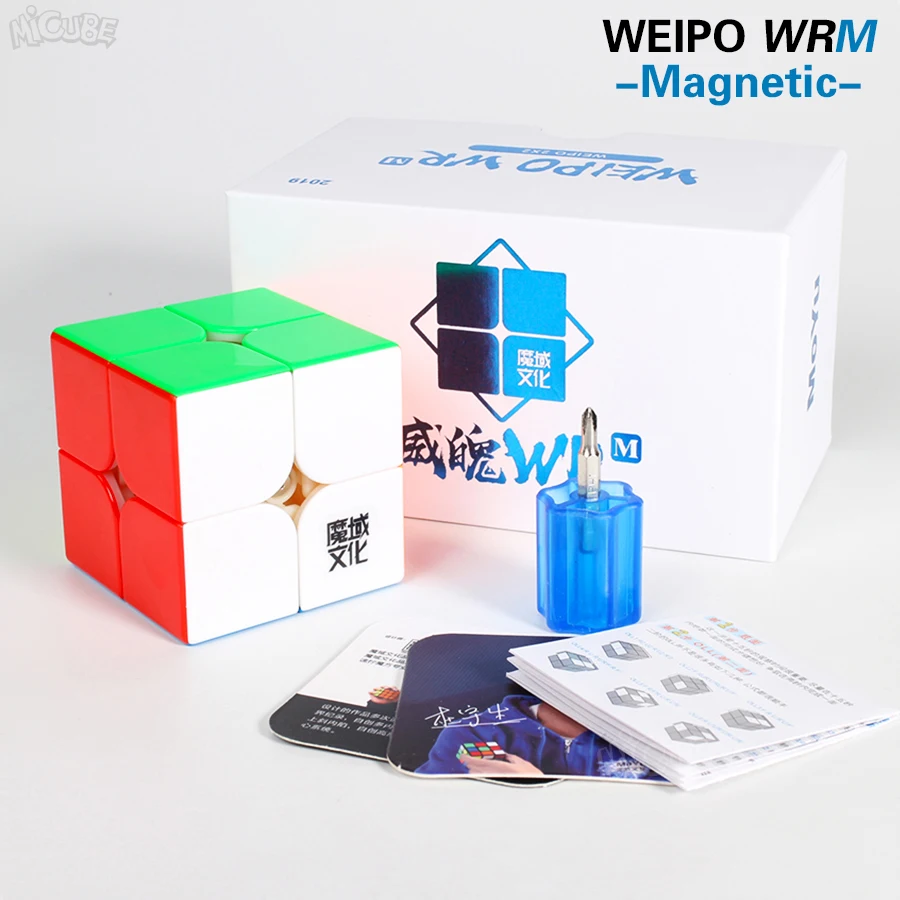 2x2 Cube speed Moyu Weipo WR WRM Магнитный куб на магнитах Neo Cubo Magico Puzzle Cube 2x2x2 Rubic игрушки для детей