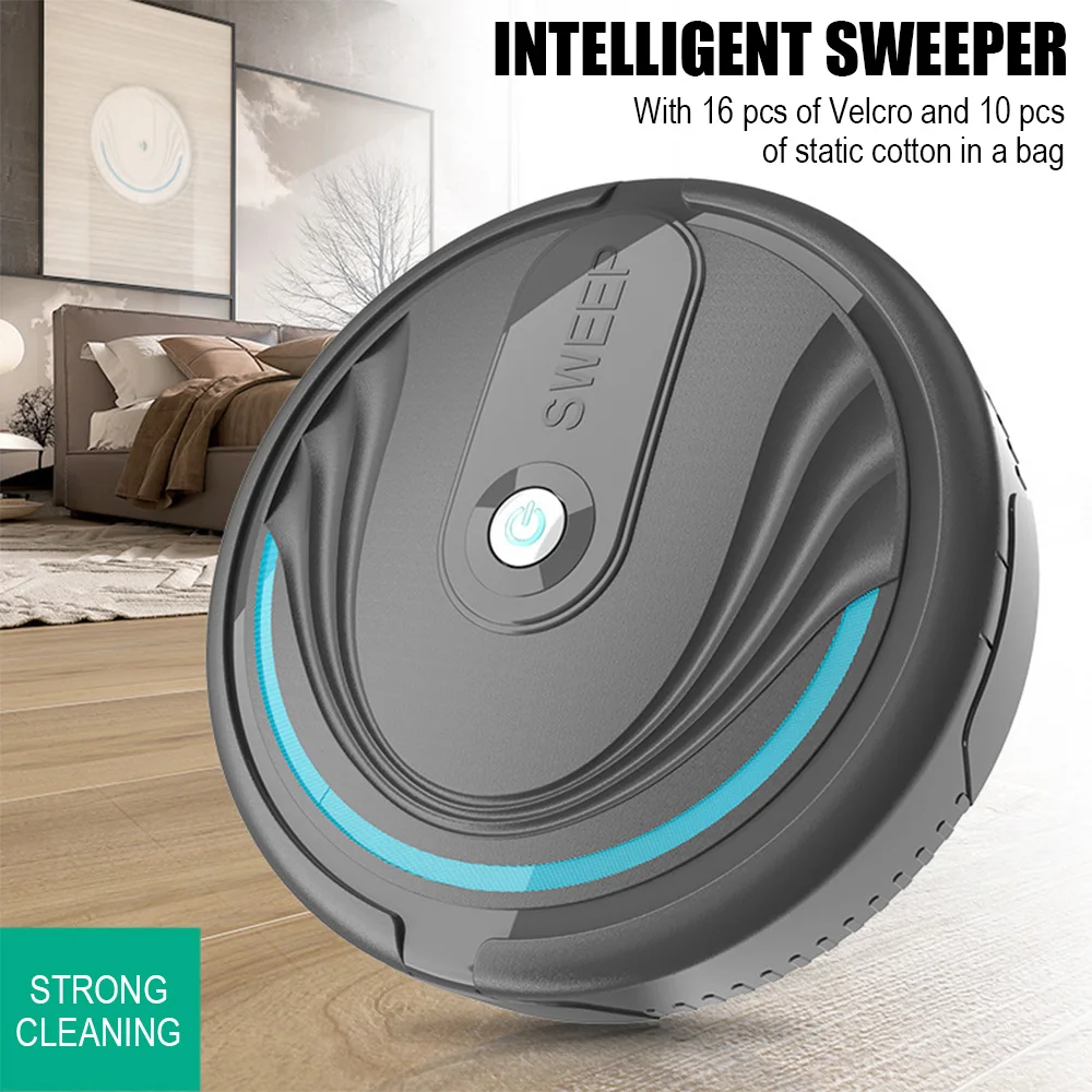 Mini Smart Robot Vacuum Cleaner Battery/Recharge Multifunction Intelligent Cleaning Vnormal Automatic Sweeping | Дом и сад