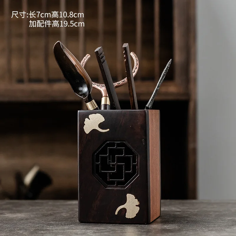

Blackwood Kung Fu Tea Utensils Set Tea Spoon Pot Maintenance Pen Tea Ceremony 6 Six Gentlemen Tea Knife Tea Making Tools