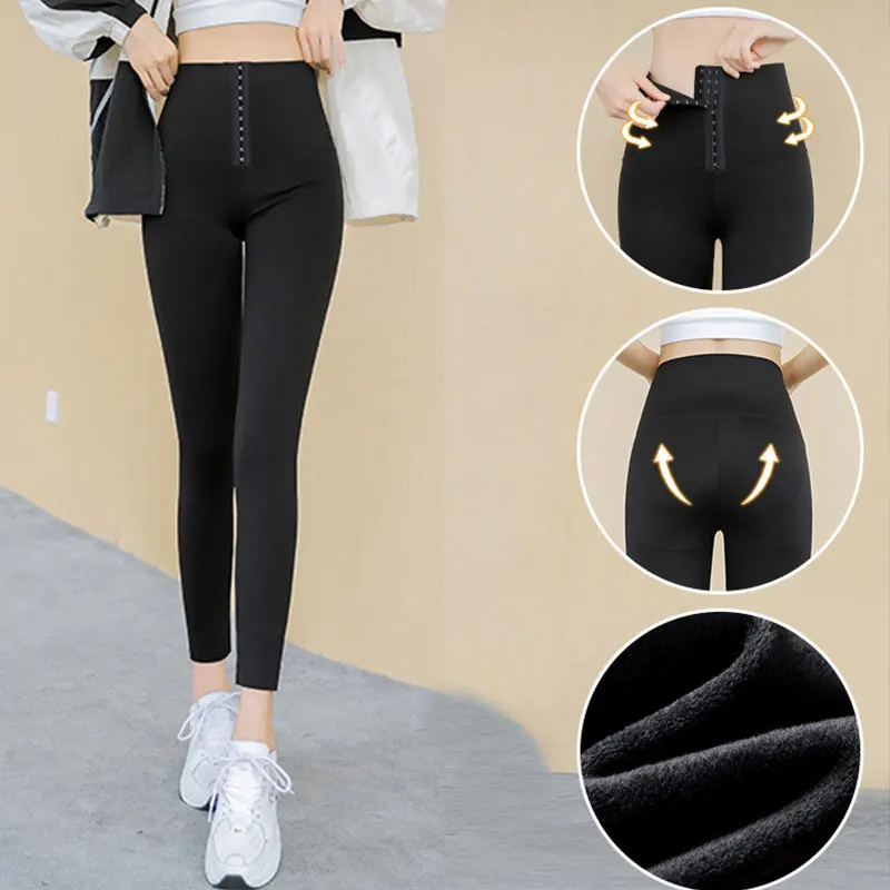 

Winter Warm Leggings High Waist Sport Push Up Women Leggings Gym Exercise Elastic Warm Pants Femme Winter Legging