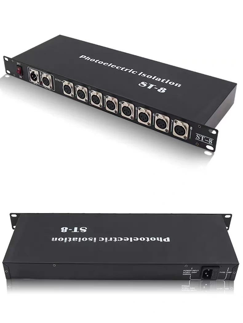 Разделитель усилителя сигнала для сценических огней DMX512 с фотоэлектрической