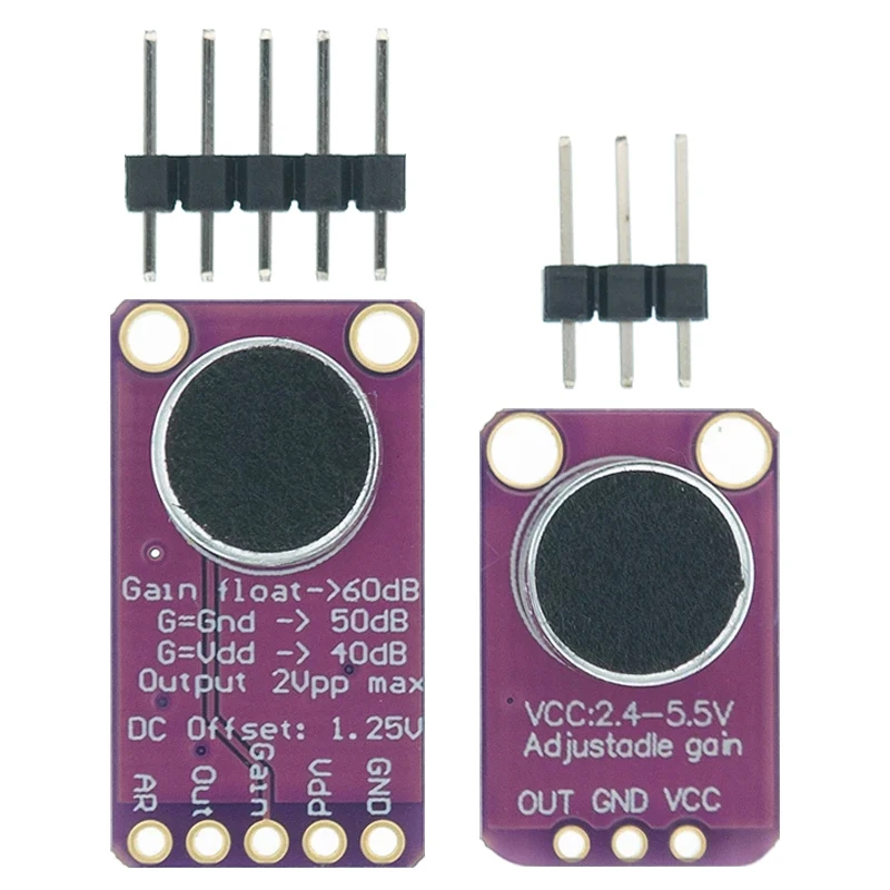 

10pcs Electret Microphone Amplifier Stable MAX9814 module Auto Gain Control