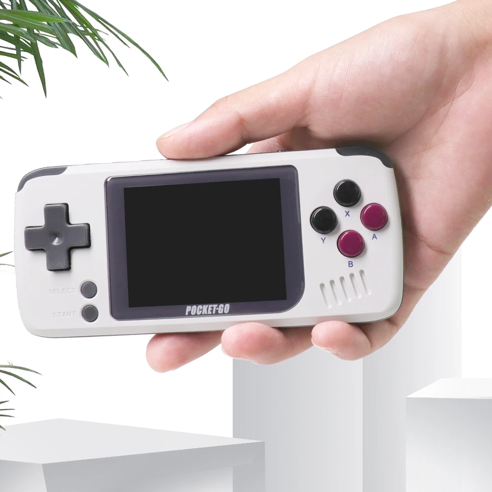 PocketGo, 2,4 дюймов ips экран мини Ретро игры ручной, открытый источник с внешним 8 Гб карты памяти игровая консоль