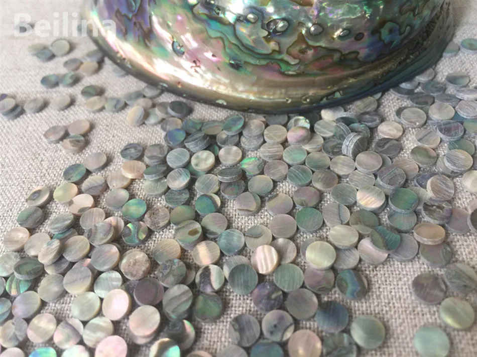 1 лот(50 шт.) диаметр 6 мм натуральный мексиканский abalone простыня для музыкальных инструментов аксессуары и украшения дома материалы