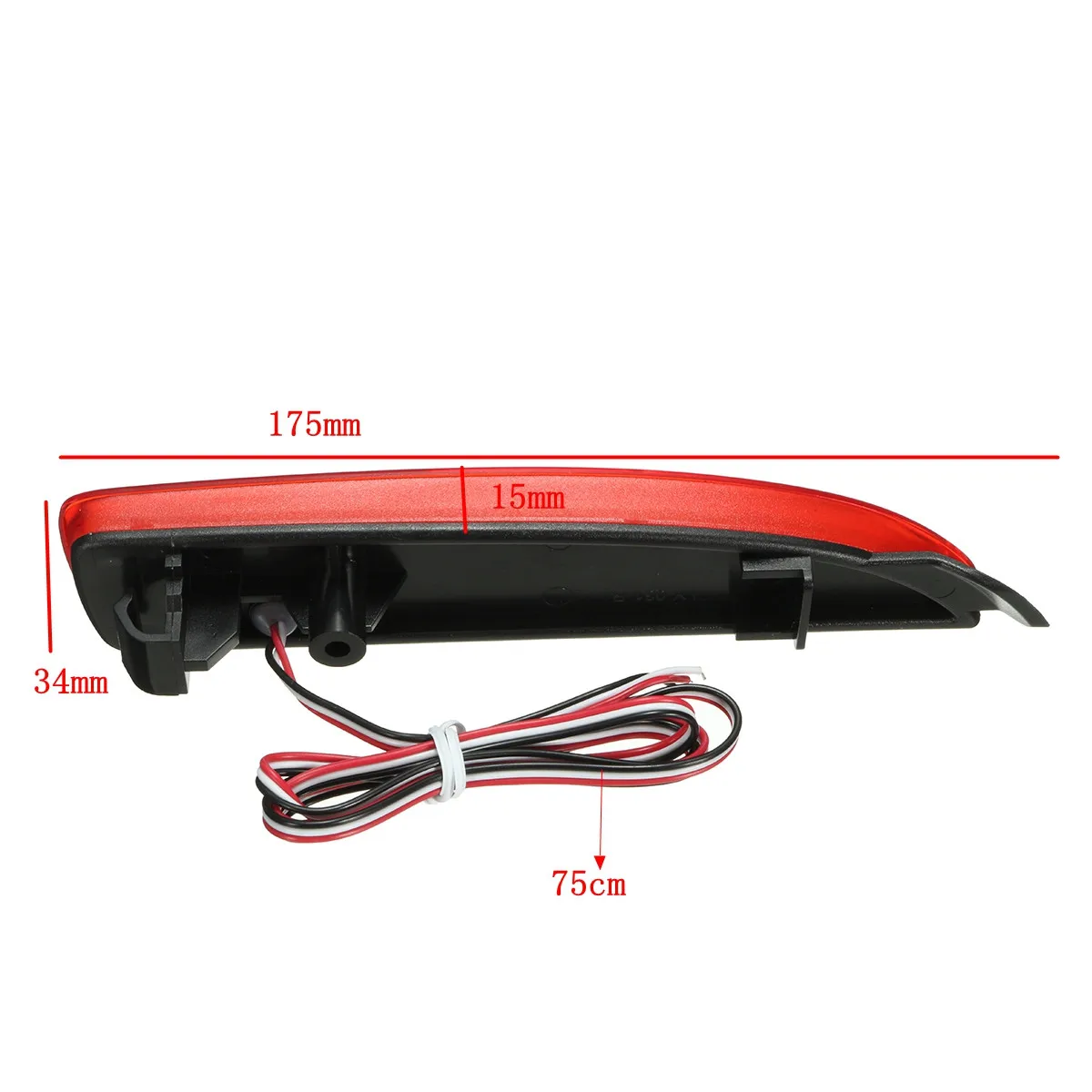 2 шт. светодиодный задний бампер рефлектор стоп сигнал ходовой свет для Mazda 6 ATENZA