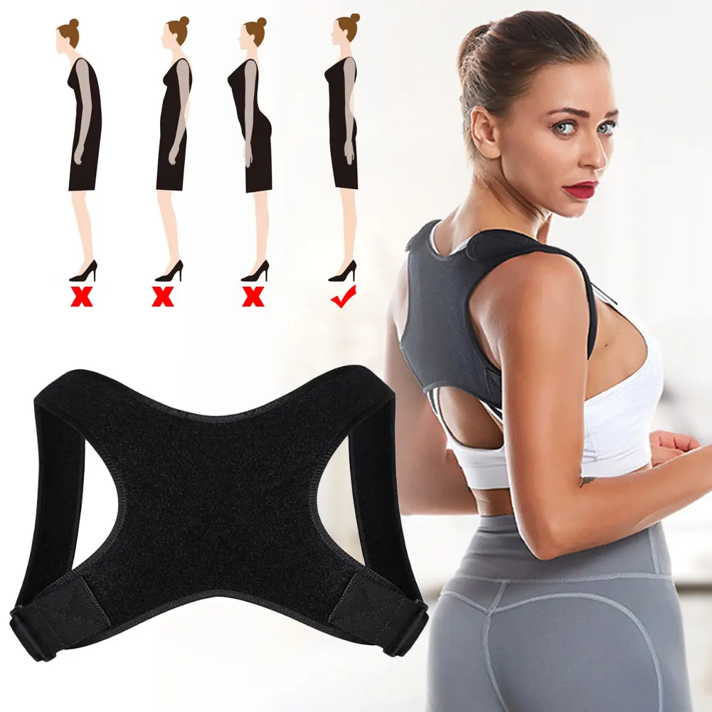 

Back Posture Corrector Belt Support Belt Adjustable Back Posture Corrector Clavicle Spine Back Shoulder Lumbar Posture Corrector