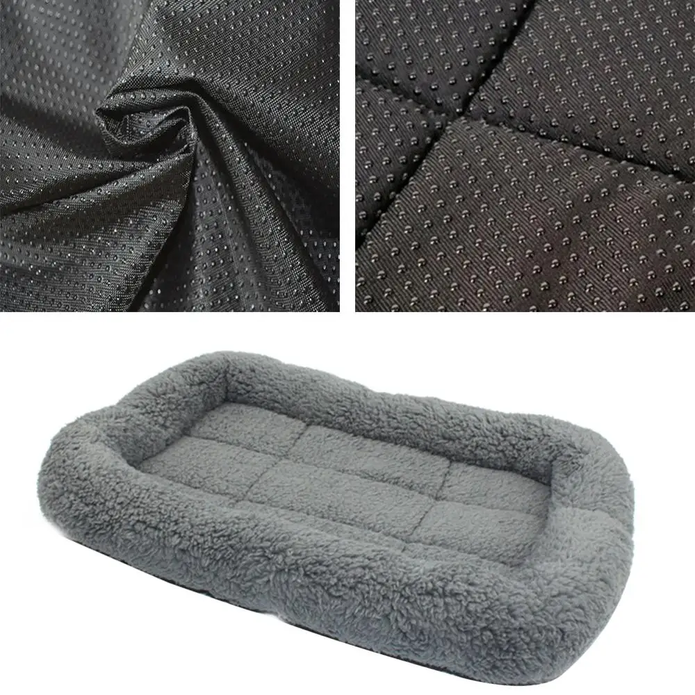 

Pet Dog Beds Gray Warm Soft Blanket for Small Medium Pet Cat Sleeping Mat Mattress Cushion