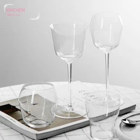 xinchen 2021 belgian designer collaboration goblet crystal glass red wine glass ultra thin whiskey glass household water glass