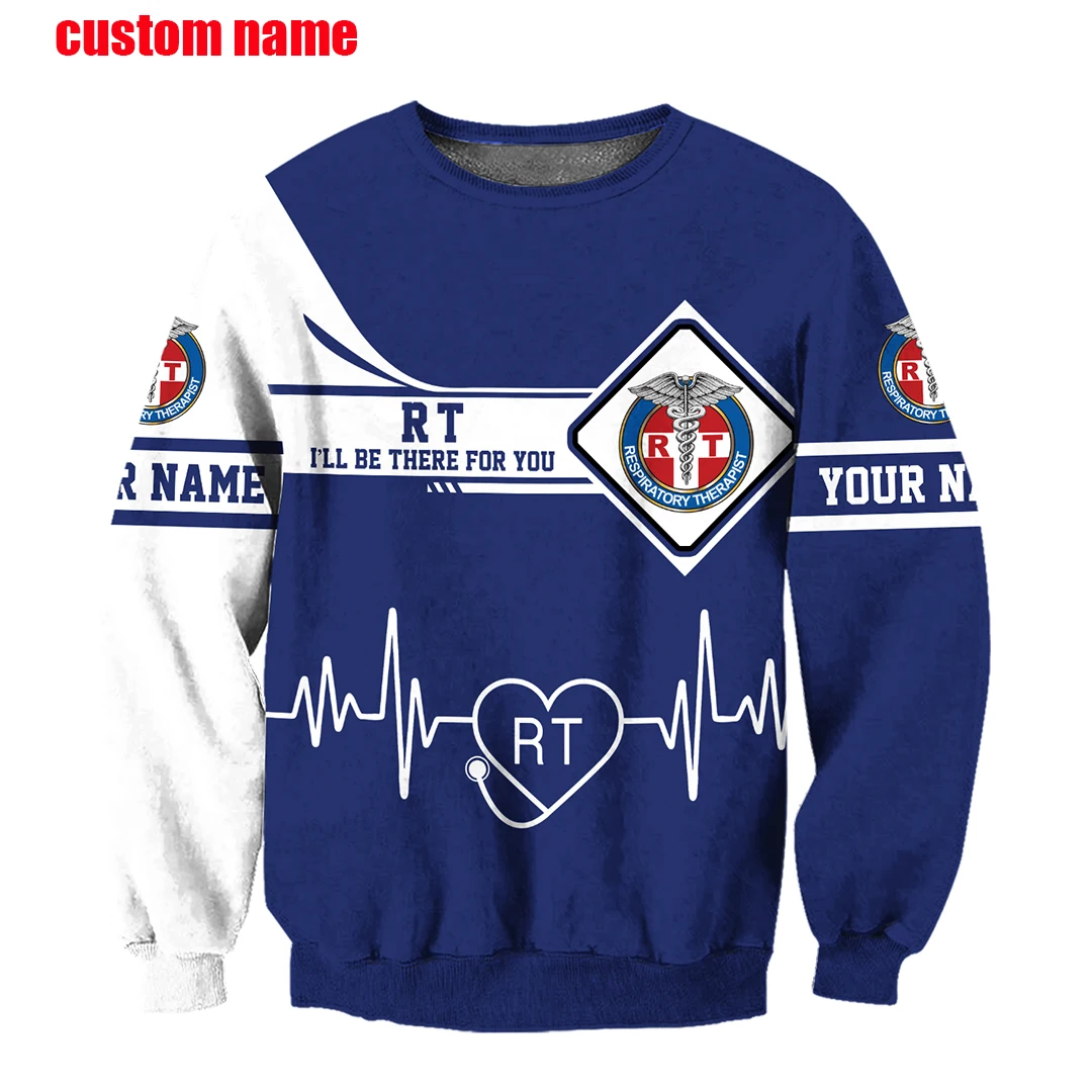 Новинка повседневные толстовки унисекс PLstar Cosmos 3 с принтом для медсестры именем