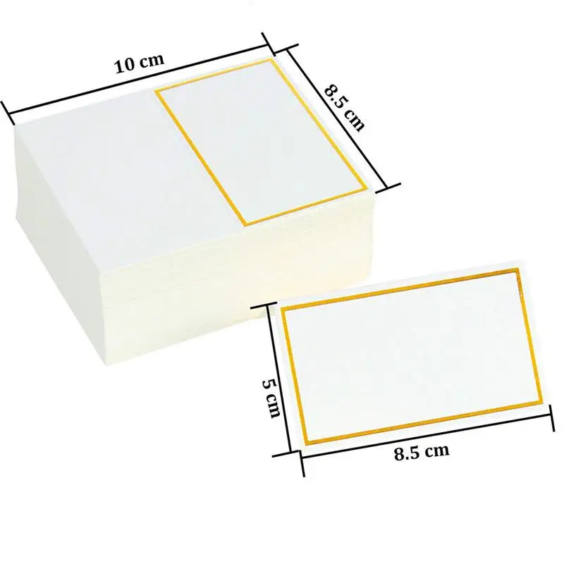 

60pcs Wedding Name Place Cards Wedding Decoration Table Decor Table Name Message Greeting Card Event Party Supplies