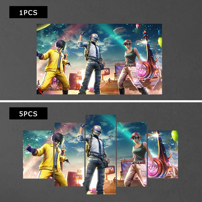 PUBG мобильный ритм танцевальный постер игра холст настенная живопись для